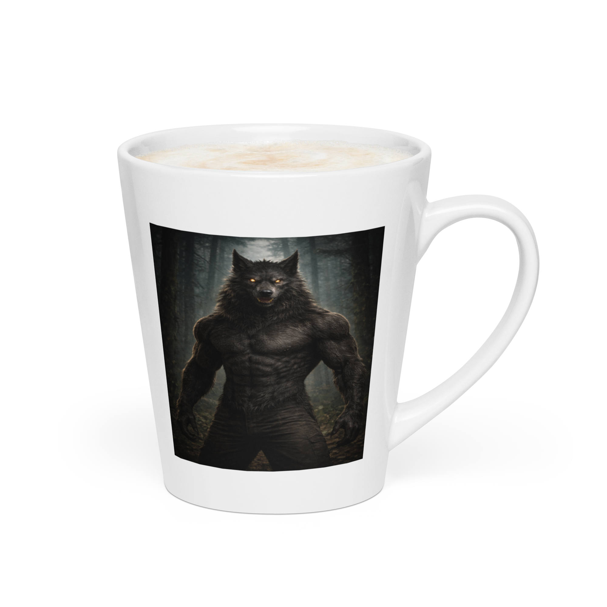 DogMan Latte mug